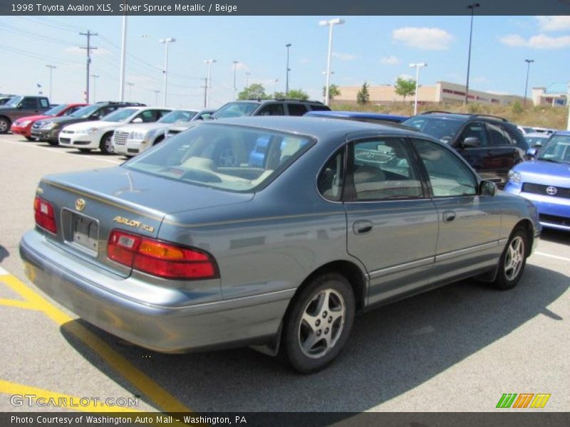 Silver Spruce Metallic / Beige 1998 Toyota Avalon XLS