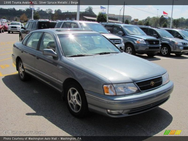 Silver Spruce Metallic / Beige 1998 Toyota Avalon XLS