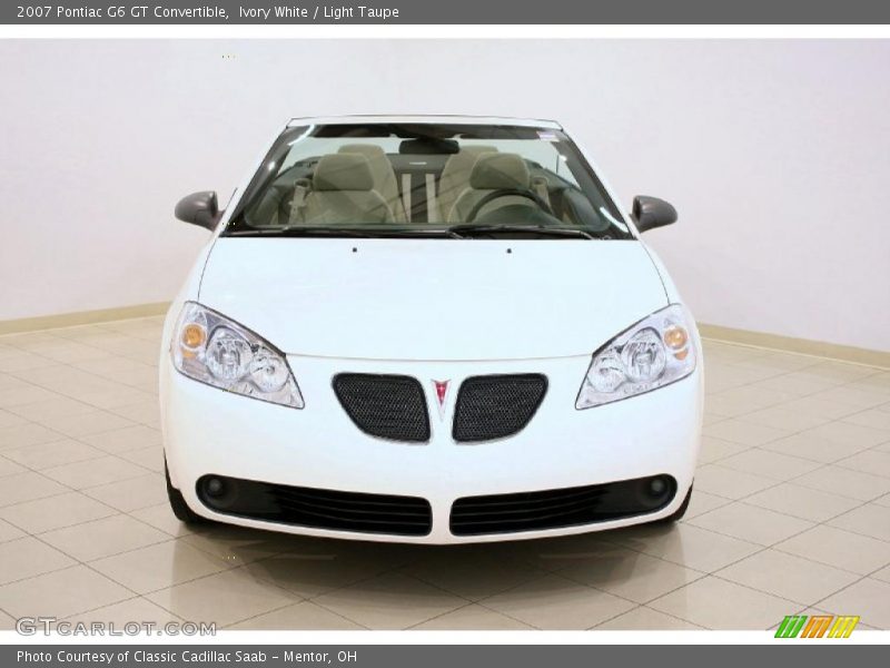 Ivory White / Light Taupe 2007 Pontiac G6 GT Convertible