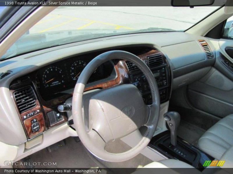 Silver Spruce Metallic / Beige 1998 Toyota Avalon XLS