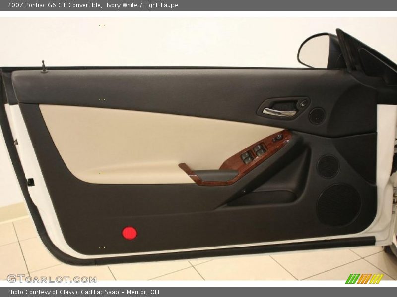 Ivory White / Light Taupe 2007 Pontiac G6 GT Convertible