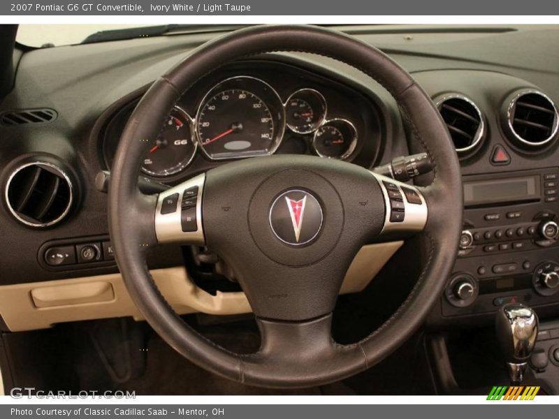 Ivory White / Light Taupe 2007 Pontiac G6 GT Convertible