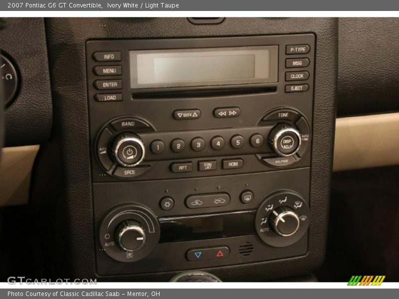 Ivory White / Light Taupe 2007 Pontiac G6 GT Convertible
