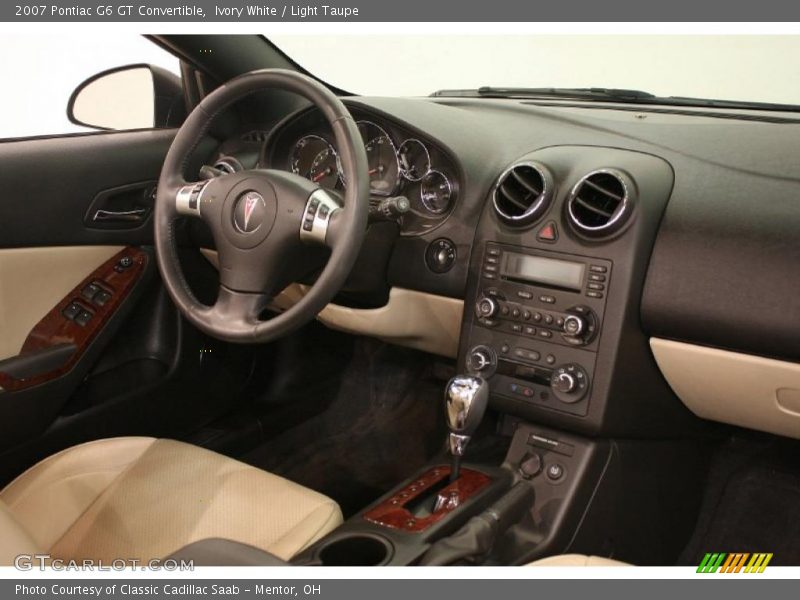 Ivory White / Light Taupe 2007 Pontiac G6 GT Convertible