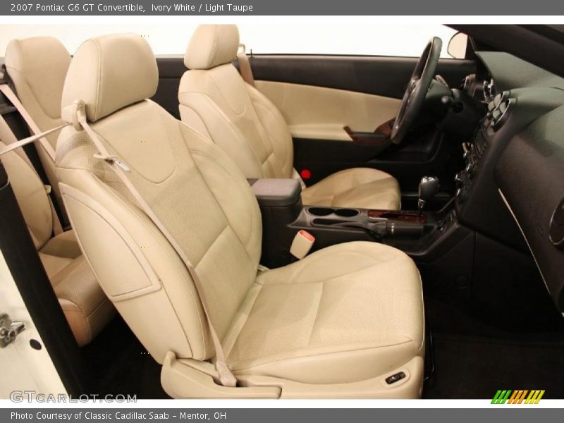 Ivory White / Light Taupe 2007 Pontiac G6 GT Convertible
