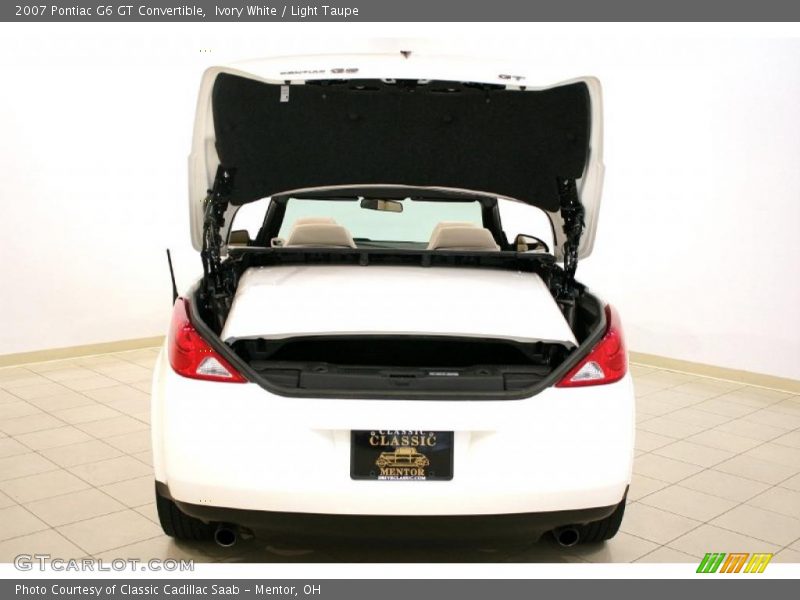Ivory White / Light Taupe 2007 Pontiac G6 GT Convertible