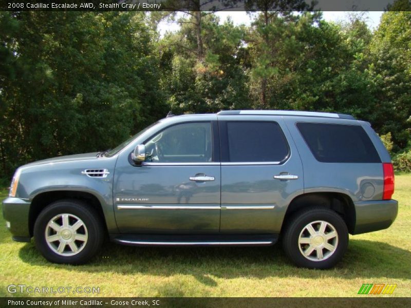 Stealth Gray / Ebony 2008 Cadillac Escalade AWD