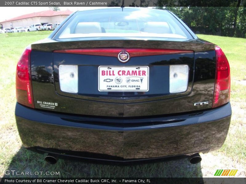 Black Raven / Cashmere 2007 Cadillac CTS Sport Sedan