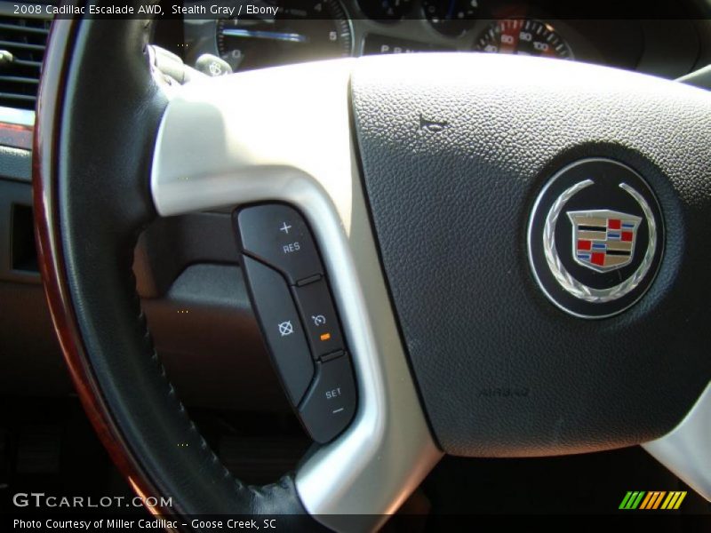 Stealth Gray / Ebony 2008 Cadillac Escalade AWD