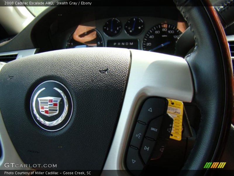 Stealth Gray / Ebony 2008 Cadillac Escalade AWD