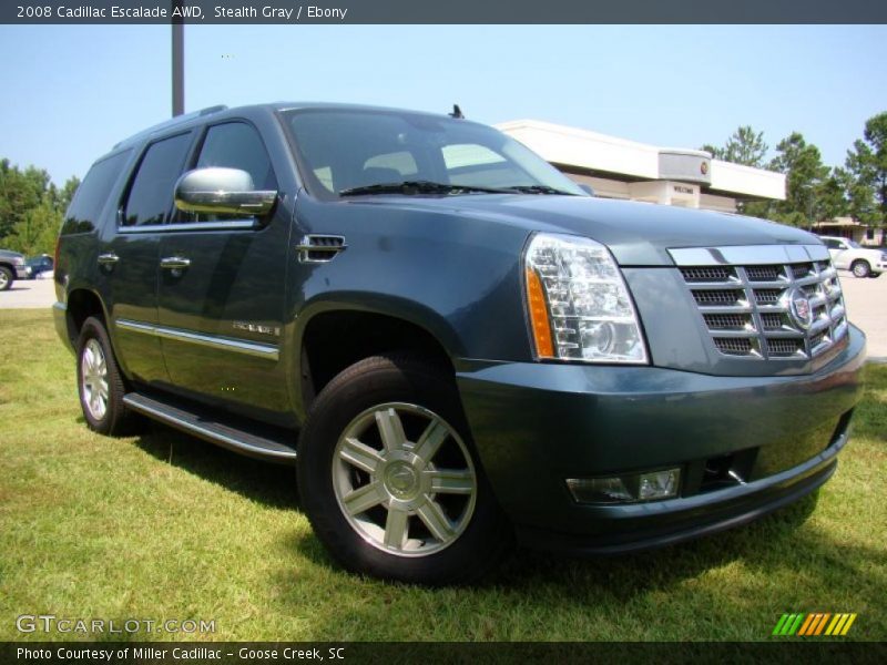 Stealth Gray / Ebony 2008 Cadillac Escalade AWD
