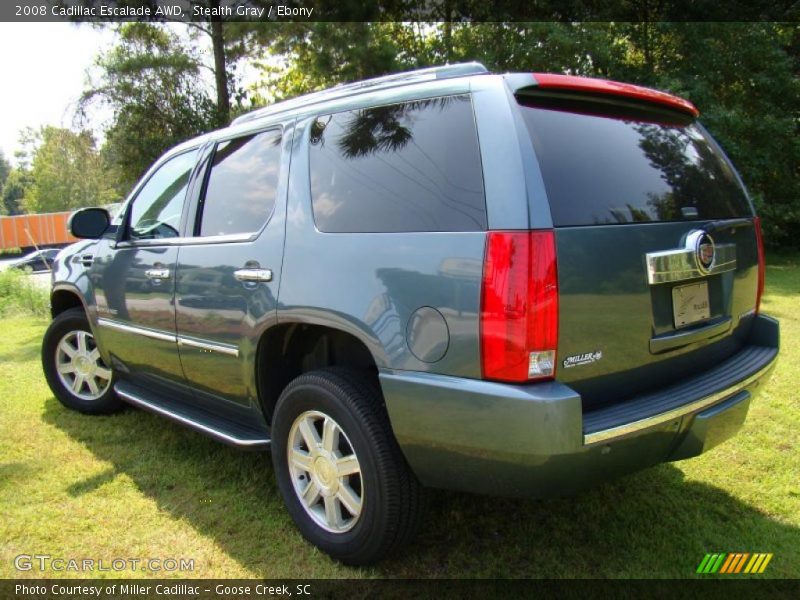 Stealth Gray / Ebony 2008 Cadillac Escalade AWD