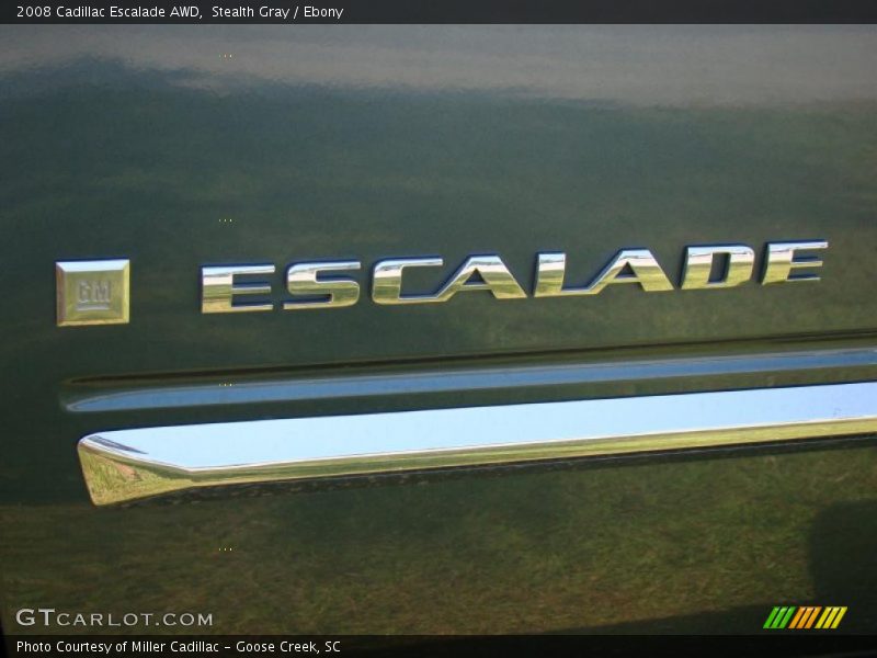 Stealth Gray / Ebony 2008 Cadillac Escalade AWD