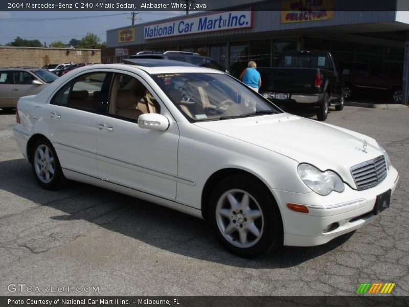 Alabaster White / Java 2004 Mercedes-Benz C 240 4Matic Sedan