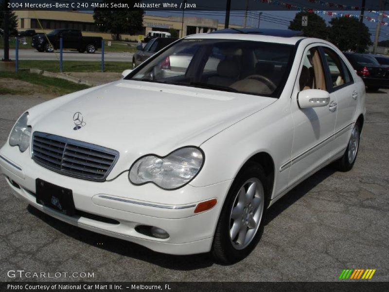 Alabaster White / Java 2004 Mercedes-Benz C 240 4Matic Sedan