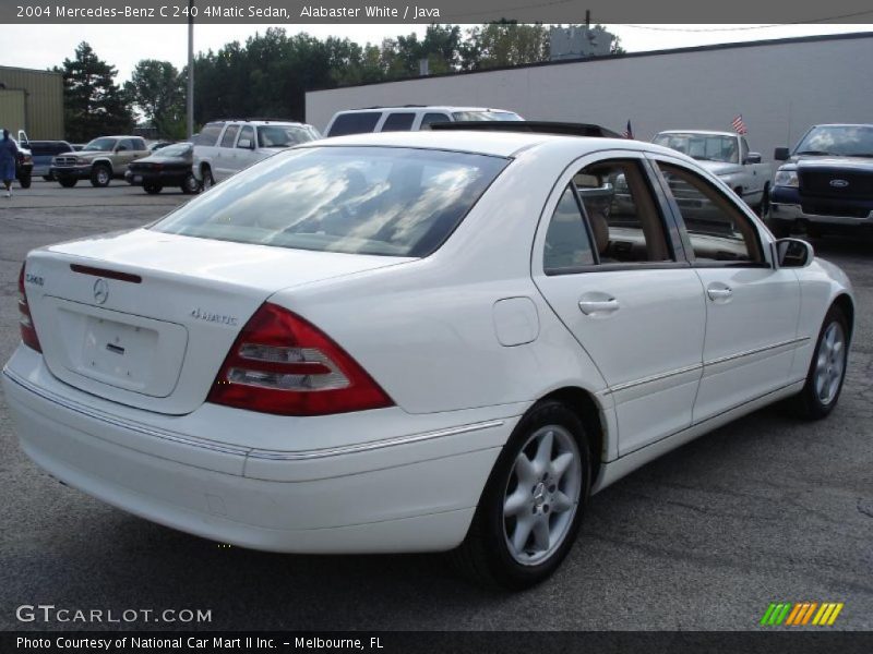 Alabaster White / Java 2004 Mercedes-Benz C 240 4Matic Sedan