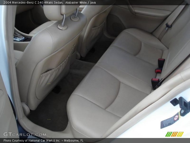 Alabaster White / Java 2004 Mercedes-Benz C 240 4Matic Sedan