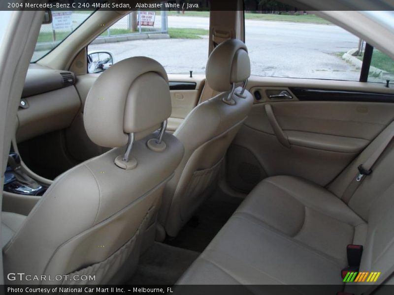 Alabaster White / Java 2004 Mercedes-Benz C 240 4Matic Sedan