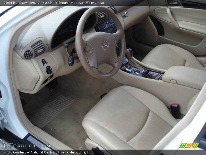Alabaster White / Java 2004 Mercedes-Benz C 240 4Matic Sedan