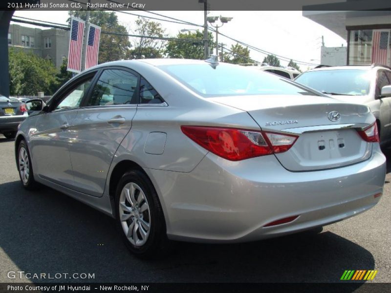 Radiant Silver / Gray 2011 Hyundai Sonata GLS