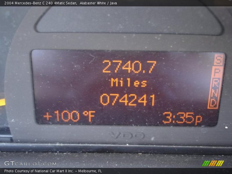 Alabaster White / Java 2004 Mercedes-Benz C 240 4Matic Sedan