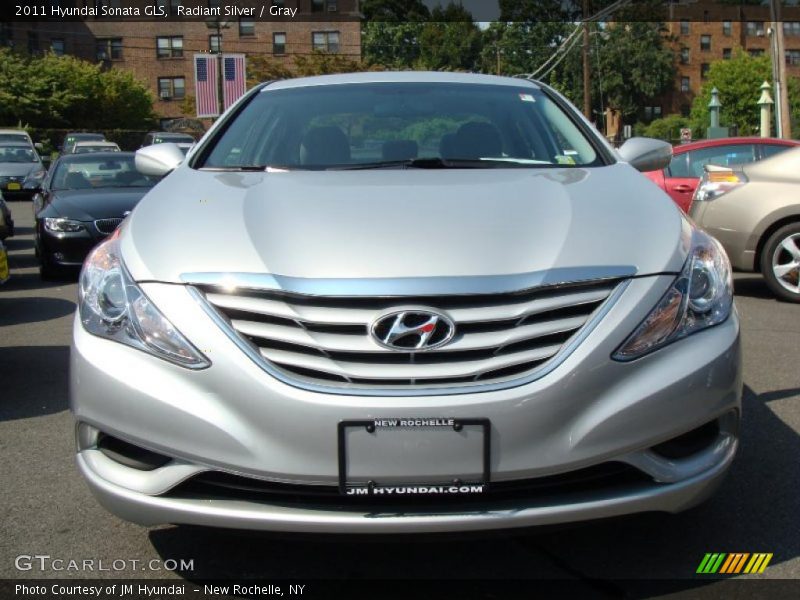 Radiant Silver / Gray 2011 Hyundai Sonata GLS