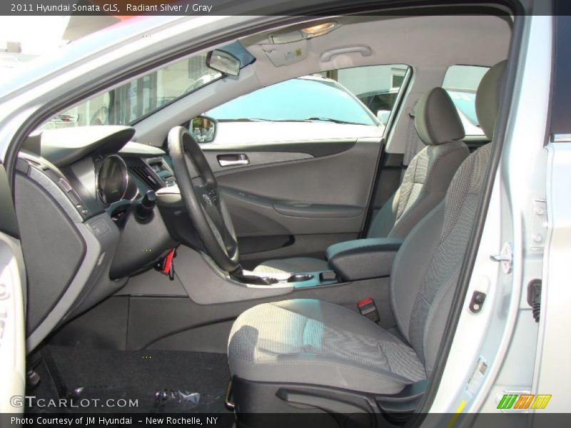 Radiant Silver / Gray 2011 Hyundai Sonata GLS