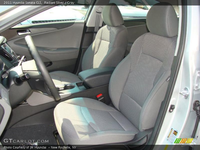 Radiant Silver / Gray 2011 Hyundai Sonata GLS