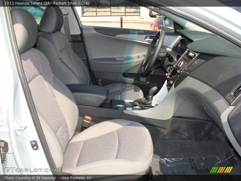 Radiant Silver / Gray 2011 Hyundai Sonata GLS