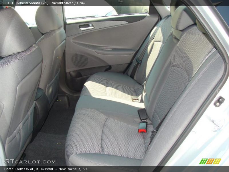 Radiant Silver / Gray 2011 Hyundai Sonata GLS