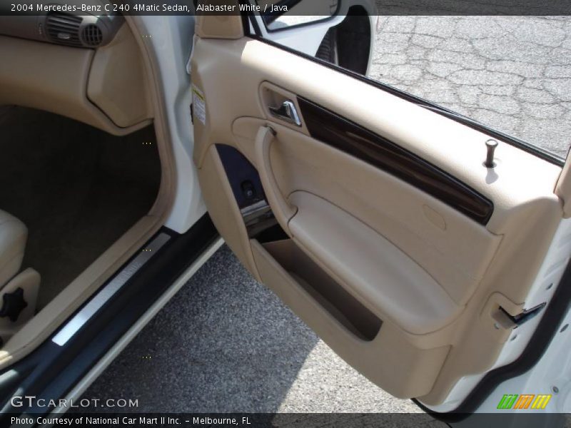 Alabaster White / Java 2004 Mercedes-Benz C 240 4Matic Sedan