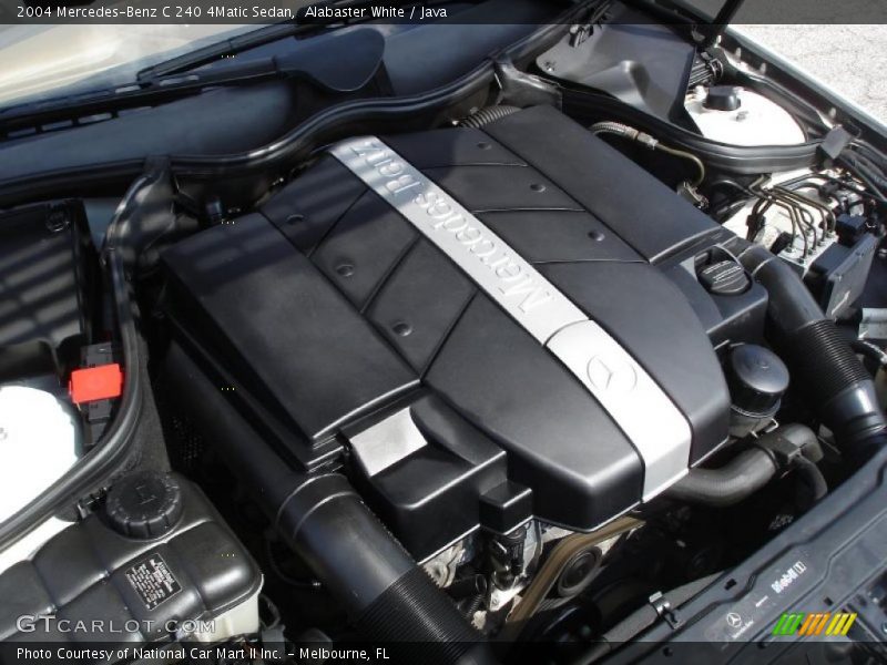 Alabaster White / Java 2004 Mercedes-Benz C 240 4Matic Sedan