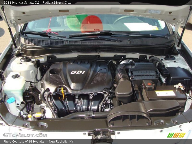 Radiant Silver / Gray 2011 Hyundai Sonata GLS