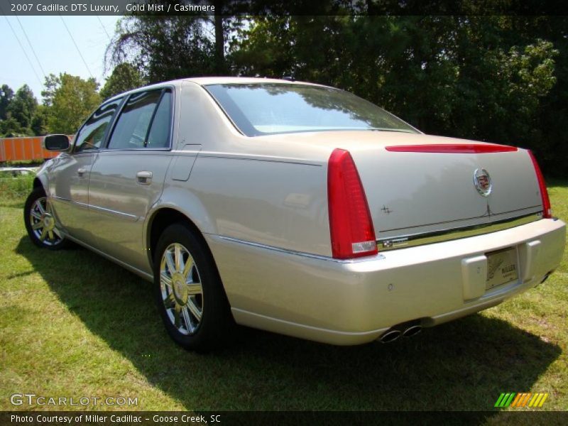 Gold Mist / Cashmere 2007 Cadillac DTS Luxury