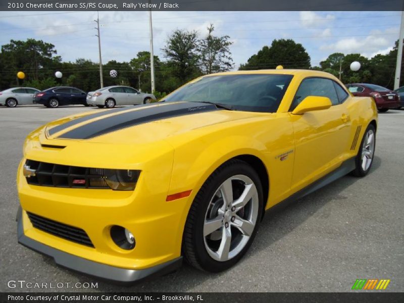 Rally Yellow / Black 2010 Chevrolet Camaro SS/RS Coupe