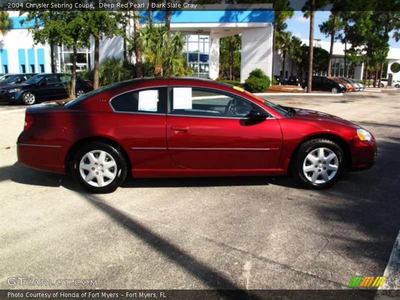 Deep Red Pearl / Dark Slate Gray 2004 Chrysler Sebring Coupe