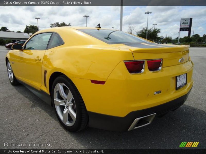 Rally Yellow / Black 2010 Chevrolet Camaro SS/RS Coupe