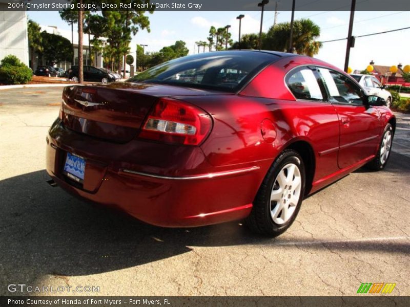 Deep Red Pearl / Dark Slate Gray 2004 Chrysler Sebring Coupe