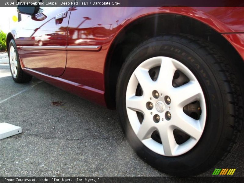 Deep Red Pearl / Dark Slate Gray 2004 Chrysler Sebring Coupe