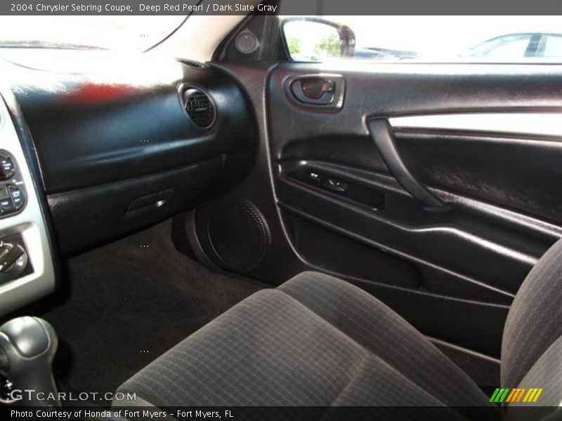 Deep Red Pearl / Dark Slate Gray 2004 Chrysler Sebring Coupe