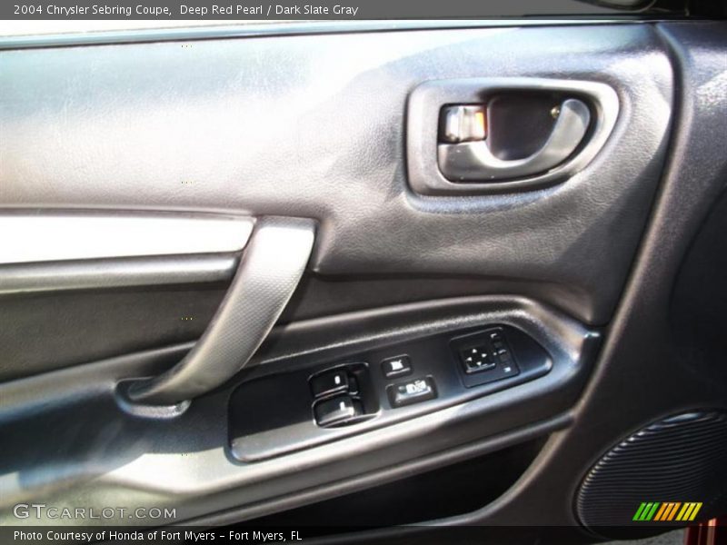 Deep Red Pearl / Dark Slate Gray 2004 Chrysler Sebring Coupe
