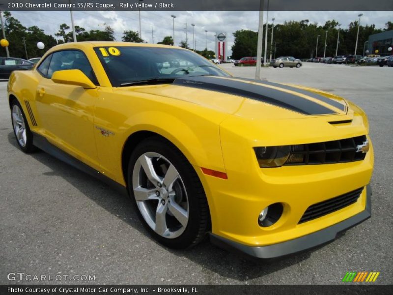 Rally Yellow / Black 2010 Chevrolet Camaro SS/RS Coupe