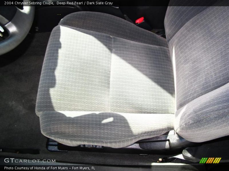 Deep Red Pearl / Dark Slate Gray 2004 Chrysler Sebring Coupe