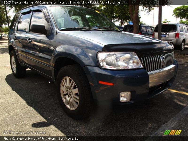 Norsea Blue Metallic / Pebble/Light Parchment 2005 Mercury Mariner V6 Convenience