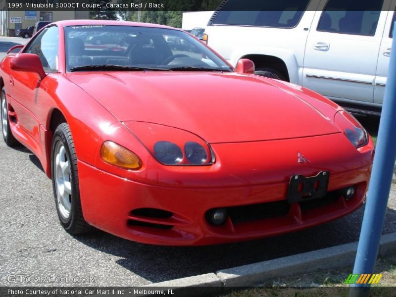 Caracas Red / Black 1995 Mitsubishi 3000GT Coupe
