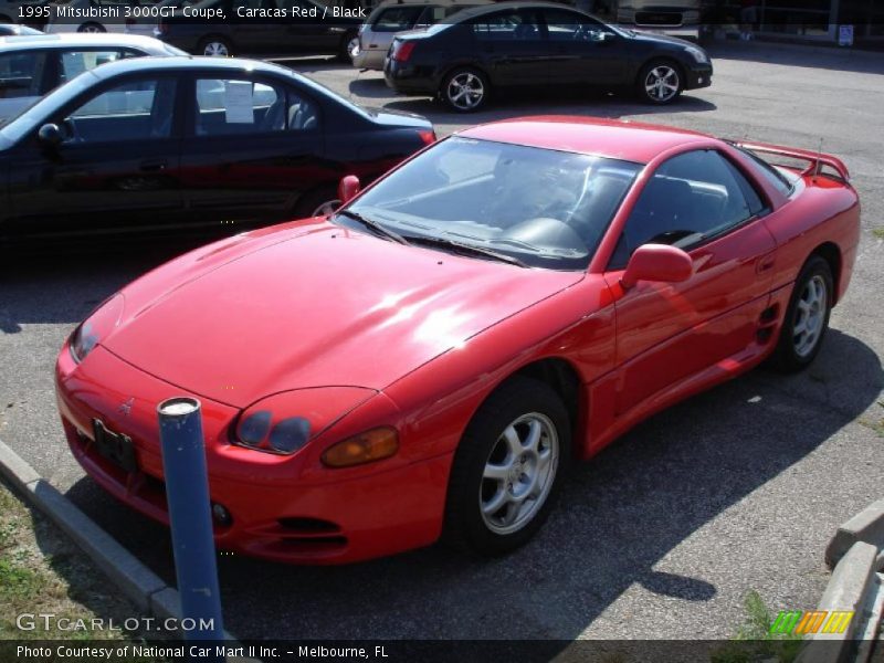 Caracas Red / Black 1995 Mitsubishi 3000GT Coupe