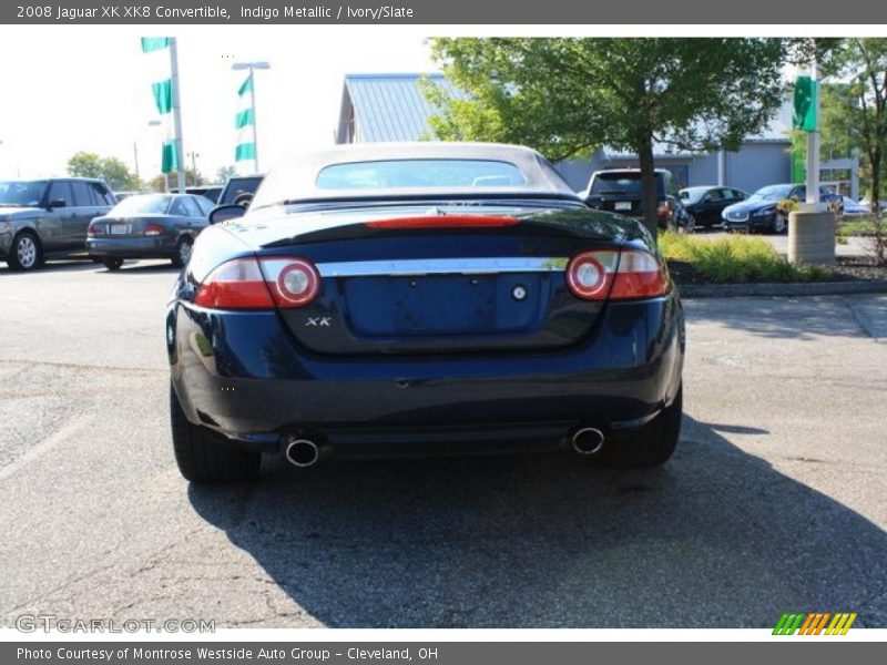 Indigo Metallic / Ivory/Slate 2008 Jaguar XK XK8 Convertible