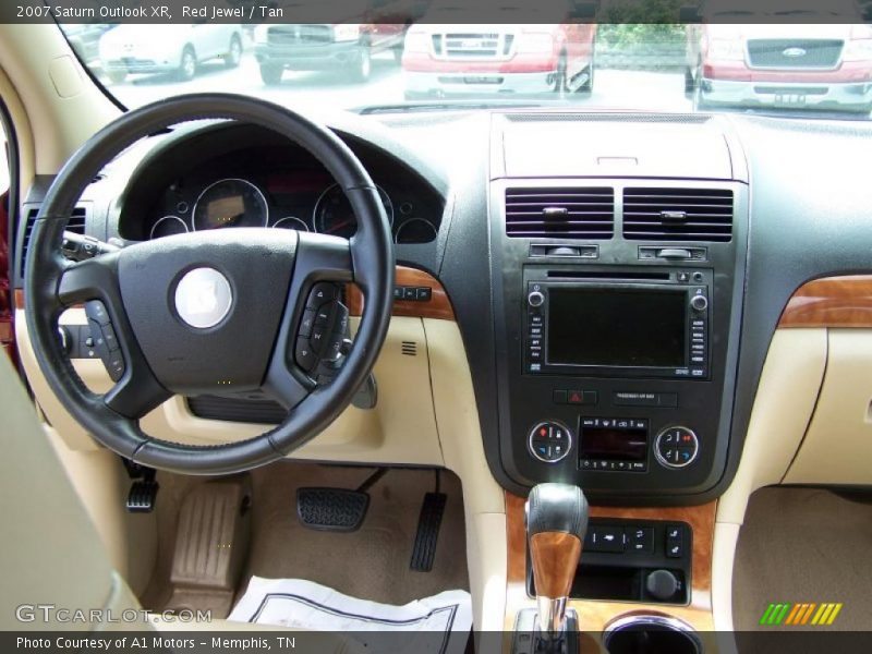 Red Jewel / Tan 2007 Saturn Outlook XR