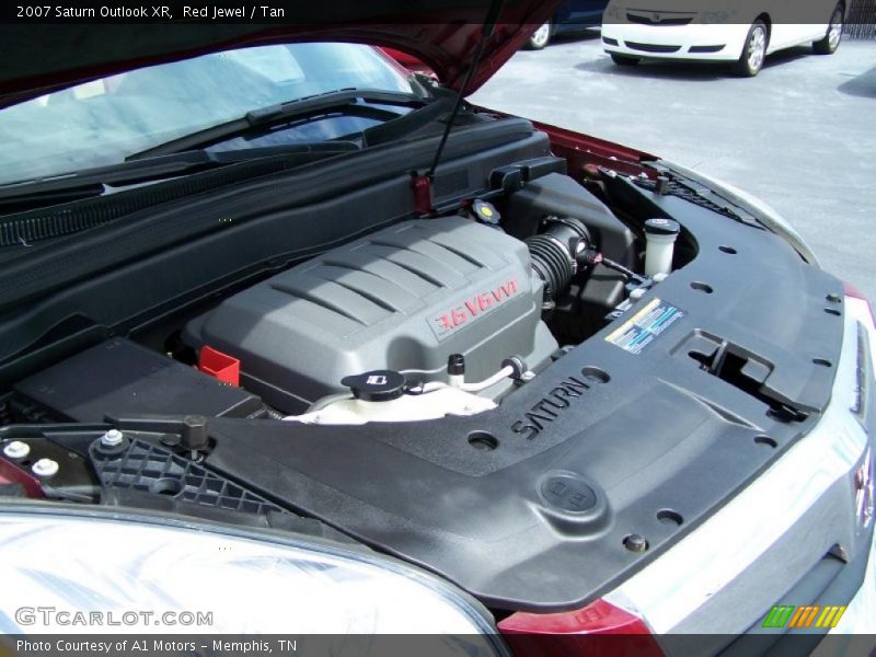 Red Jewel / Tan 2007 Saturn Outlook XR