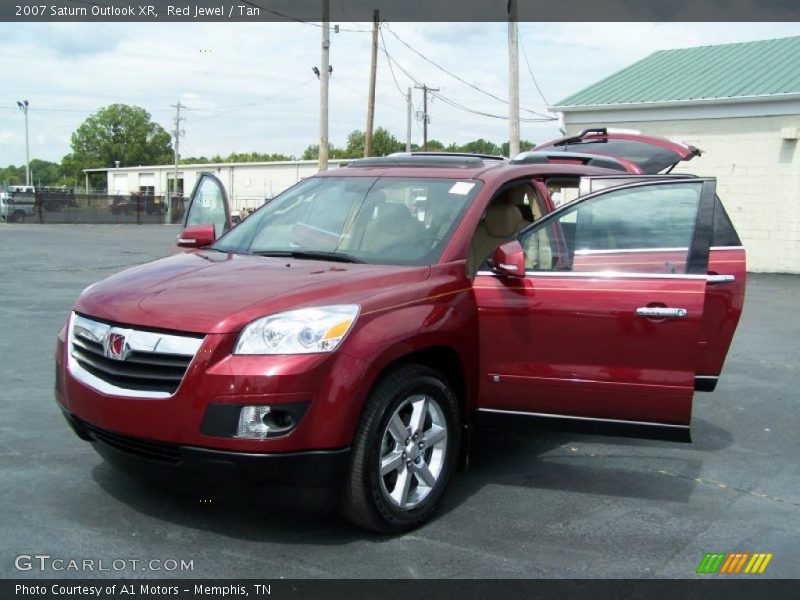 Red Jewel / Tan 2007 Saturn Outlook XR